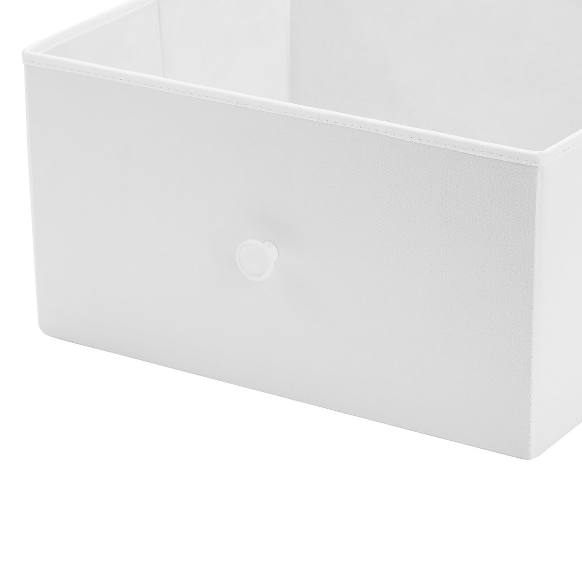 Mainstays 3 Drawer Fabric Nightstand with USB, Arctic White Boucle