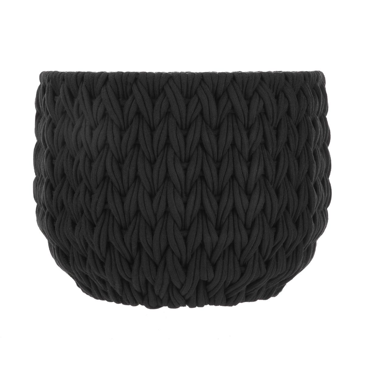 Better Homes & Gardens Closed-Weave Polyester Black Decorative Storage Basket