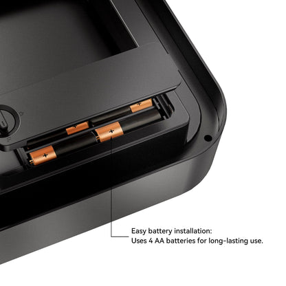 Mainstays Kitchen Motion Sensor Trash Can, 13.2 gal Plastic Automatic Garbage Bin, Black