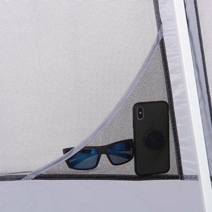Ozark Trail 10x10 Ft Slant-Leg Canopy Accessory Pack with Screen and Shade, Gray