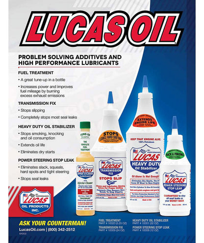 (2 pack) Lucas 10009 Transmission Fix Automotive Performance Additive 24 Ounce - Stops Transmission Slips
