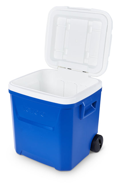 Igloo 60 QT Laguna Ice Chest Cooler with Wheels, Blue