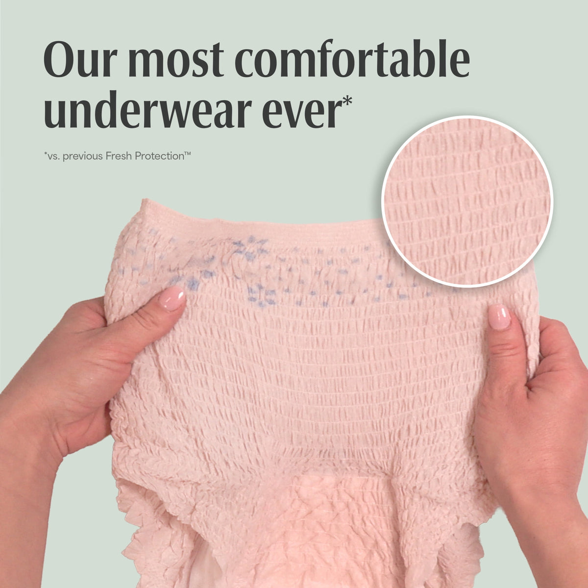 Depend Fresh Protection Incontinence Underwear for Women, Adult Diapers, M (76 Count)