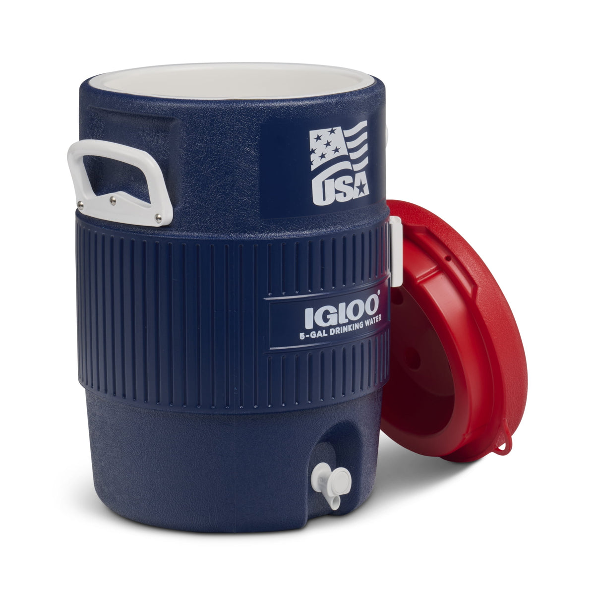 Igloo 5 Gallon Heavy-Duty beverage Jug, Red White and Blue