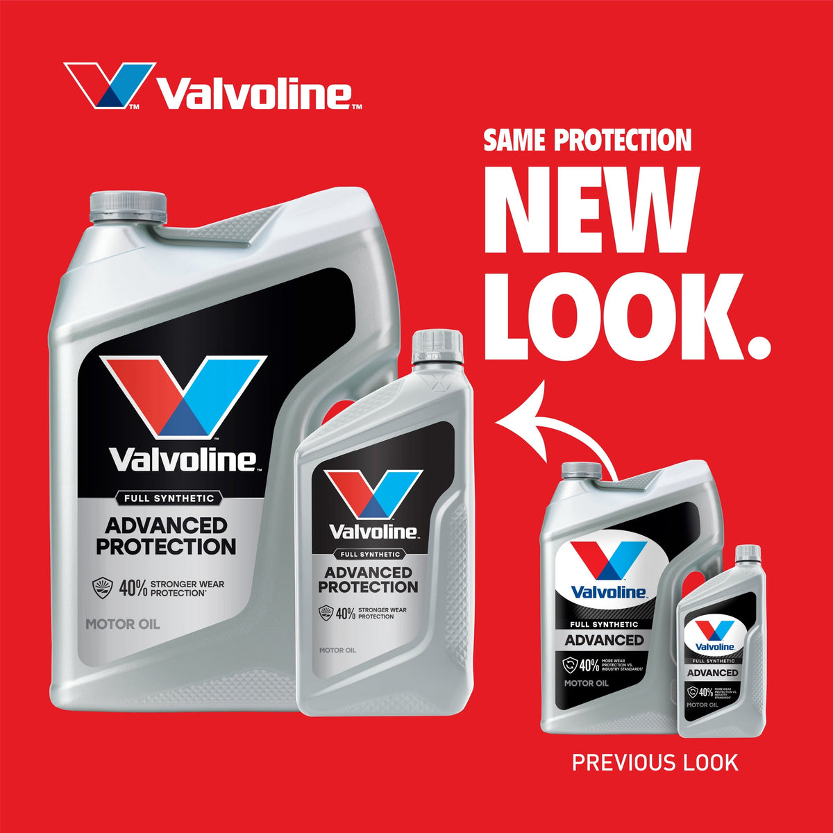 Valvoline Advanced Protection Full Synthetic 5W-30 Motor Oil 5 Quart