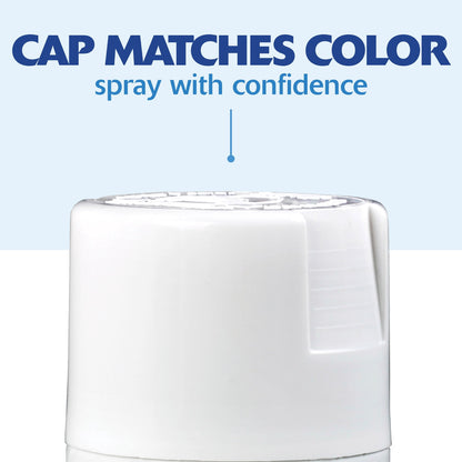 (6 pack) White, Rust-Oleum American Accents Ultra Cover 2X High Gloss Spray Paint-328373, 12 oz