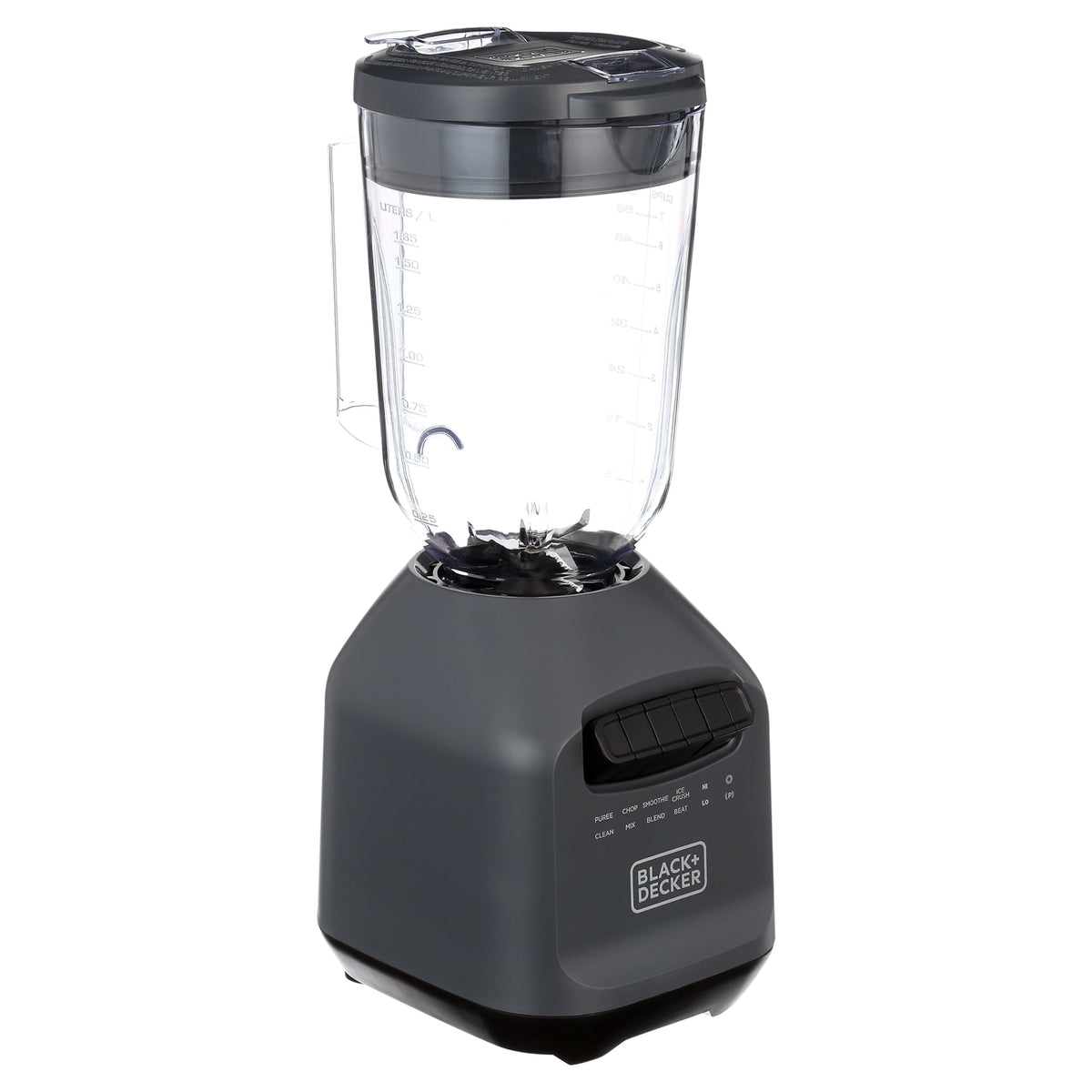 BLACK+DECKER Ice Crush Blender, 56 oz Plastic Jar, 700W, 6-Tip Blade, 8 Speeds + Pulse