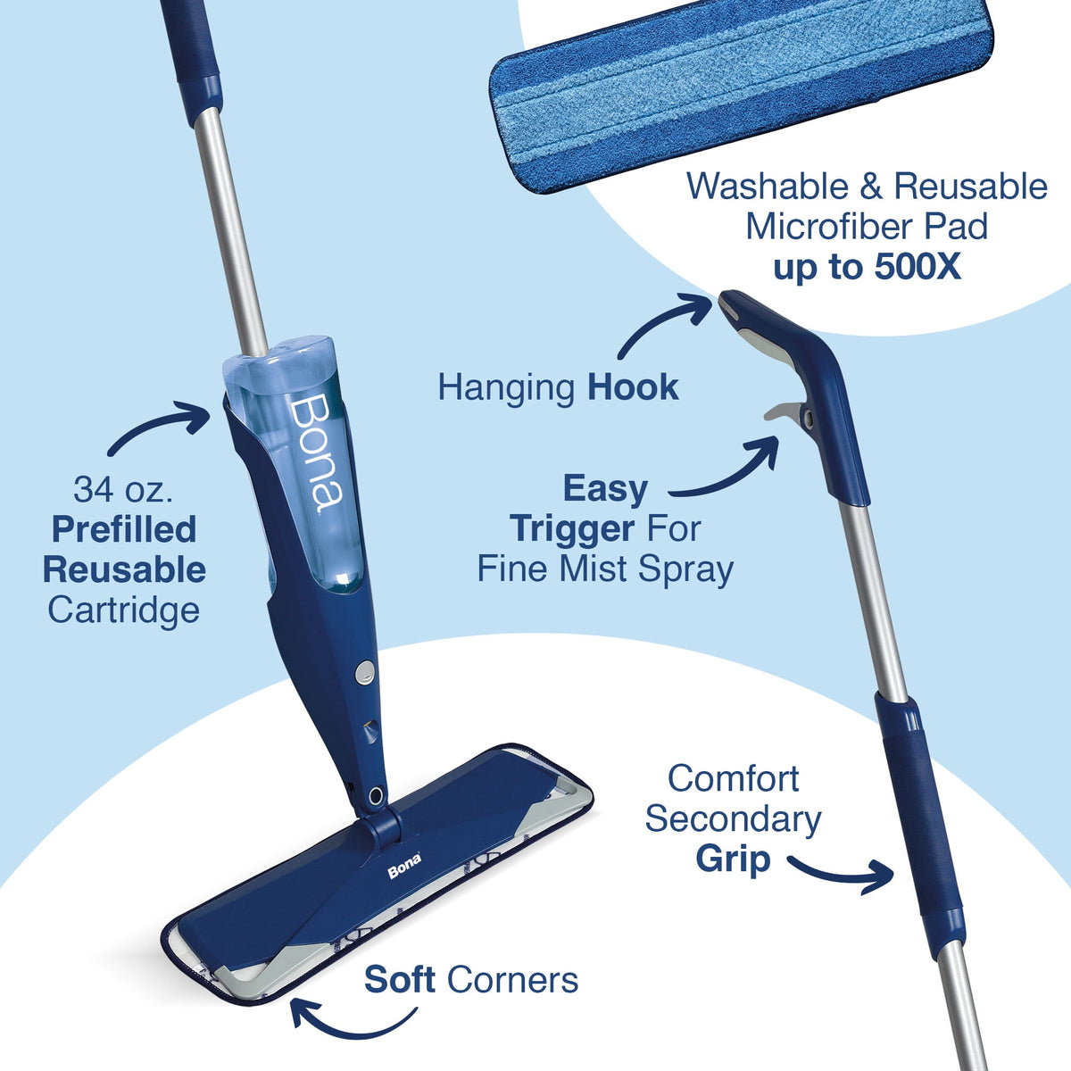 Bona® Premium Spray Mop for Hardwood Floors