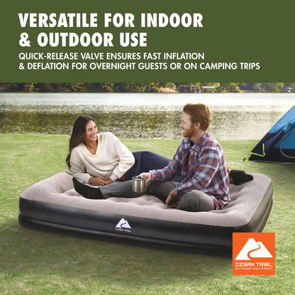 Ozark Trail 13 in Full Air Mattress with Built-In USB Pump