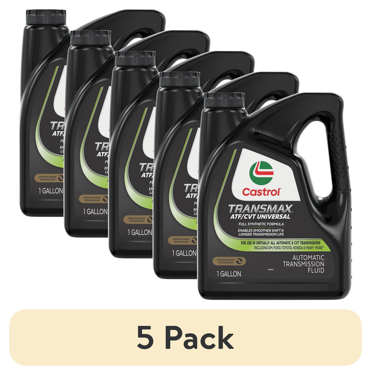 (2 pack) Castrol Transmax ATF/CVT Universal Automatic Transmission Fluid, 1 Gallon