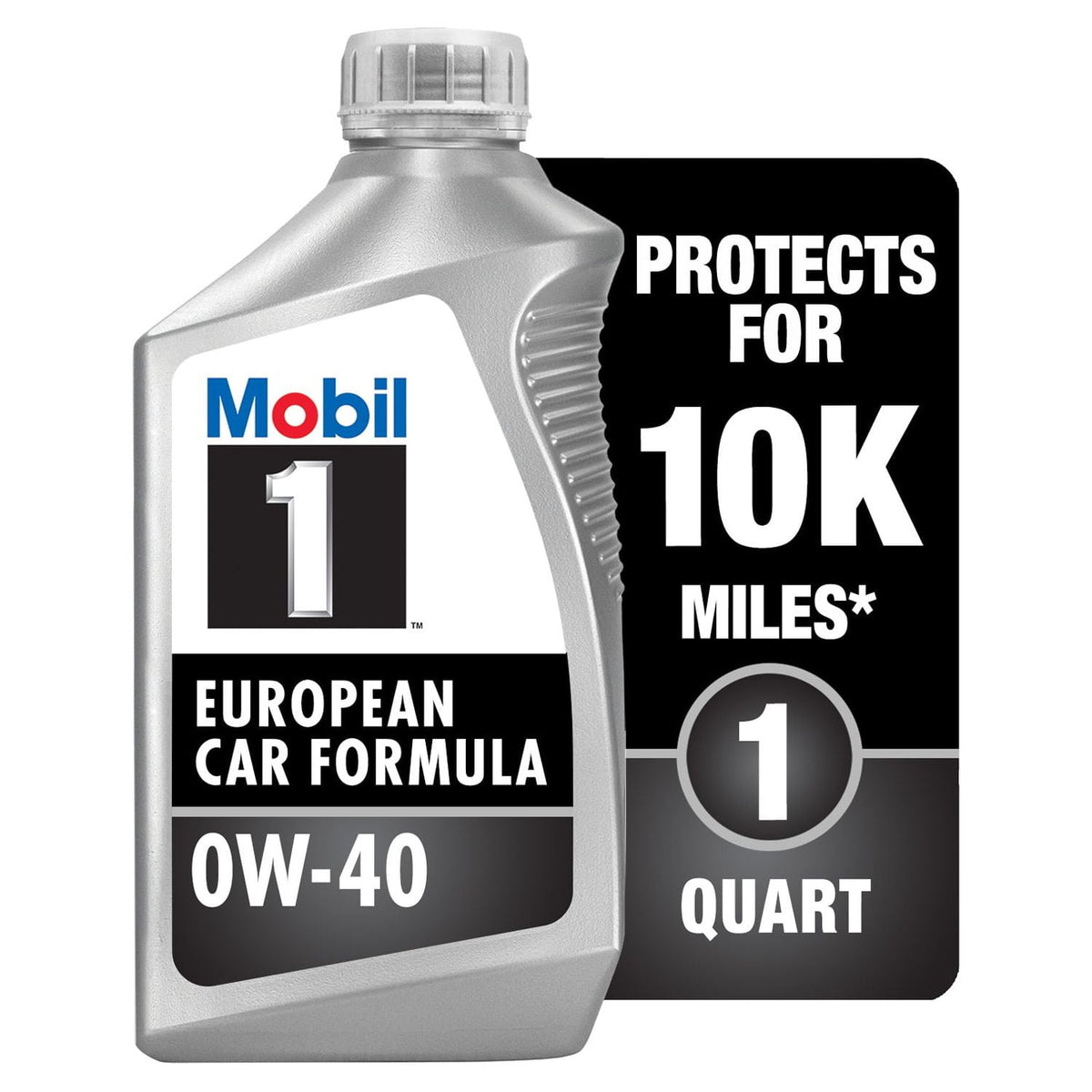 (4 pack) Mobil 1 FS European Car Formula Full Synthetic Motor Oil 0W-40, 1 Quart