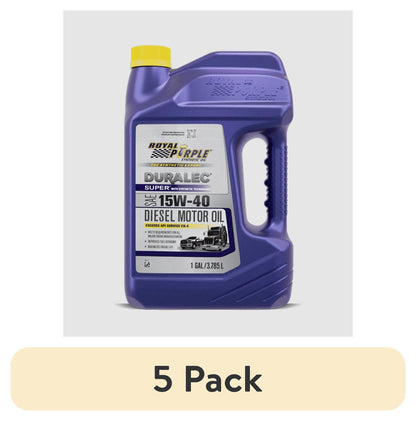 Royal Purple Duralec Super 15W-40 Diesel Motor Oil, Diesel Vehicles, 7.7 lbs, 1 Gallon