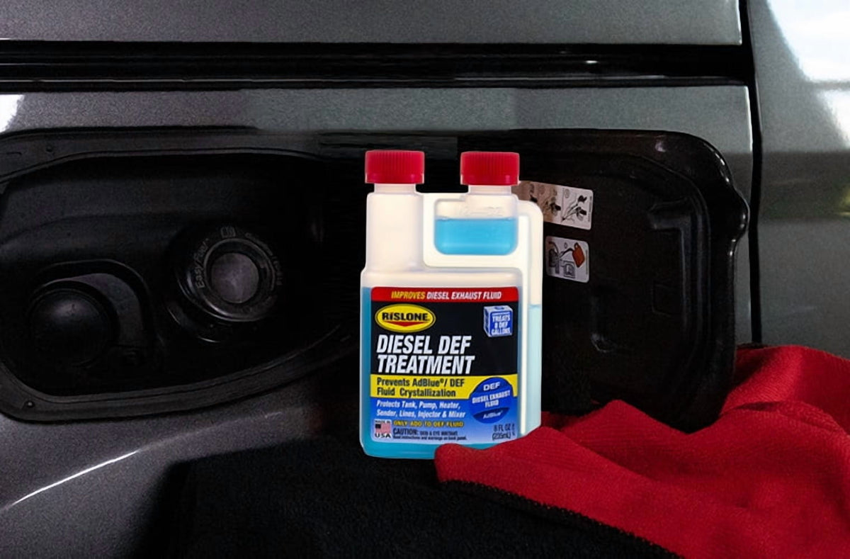 (4 pack) Rislone DEF Treatment for Diesel Vehicles, 8 fl oz Bottle