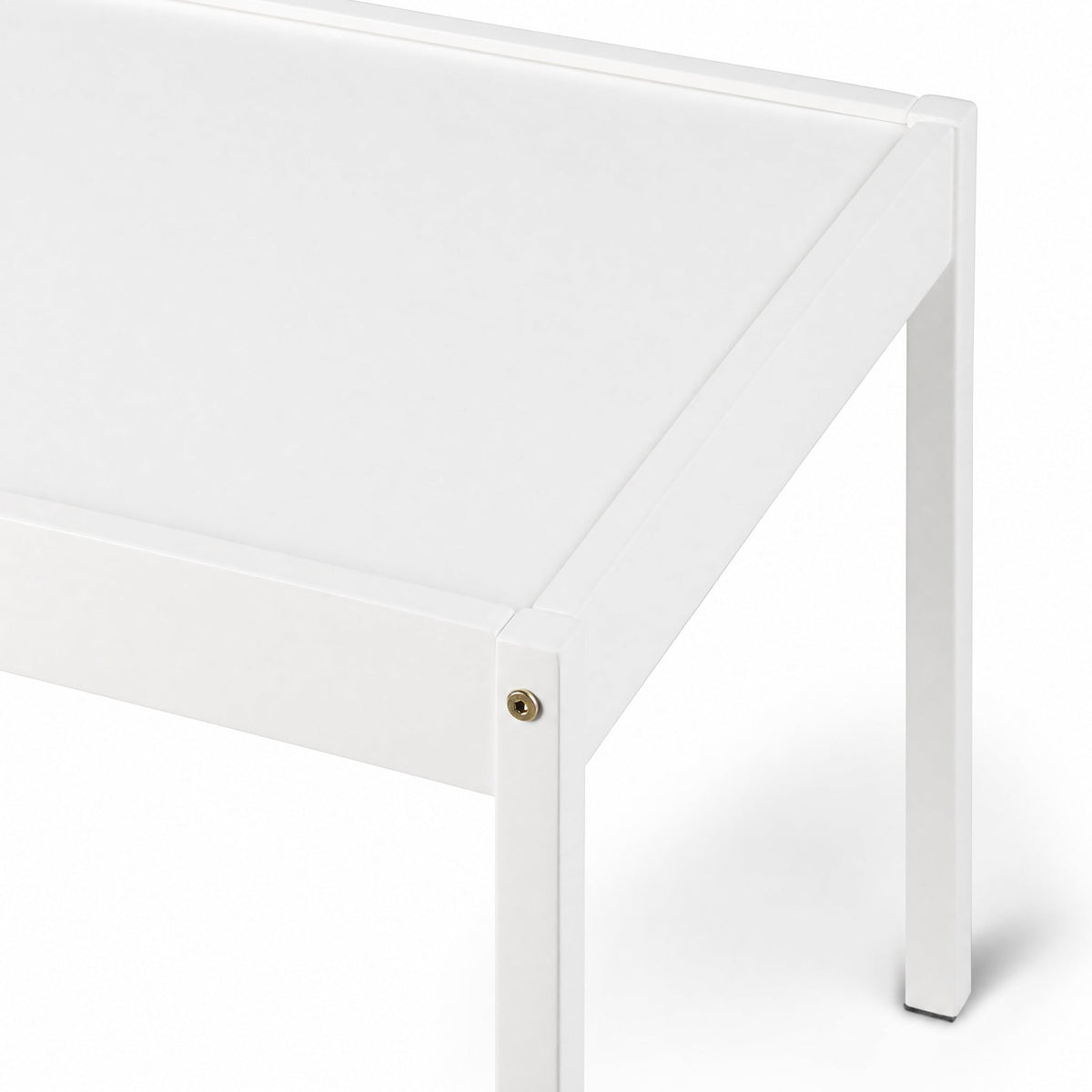 Mainstays Kids Dry Erase Activity Table and Chair Set, 3-Piece, White