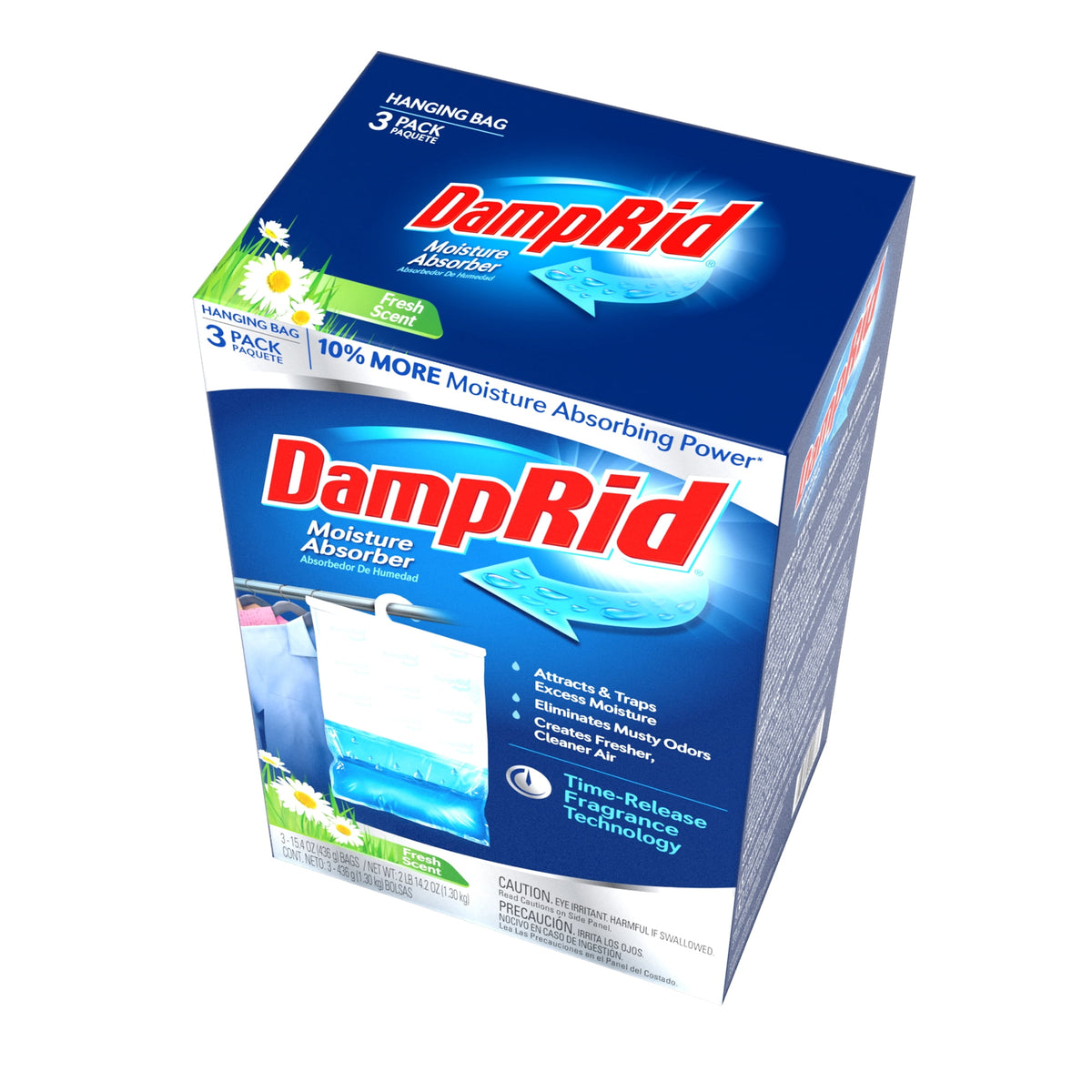 (4 pack) DampRid Fresh Scent Hanging Moisture Absorbers, 3 Count