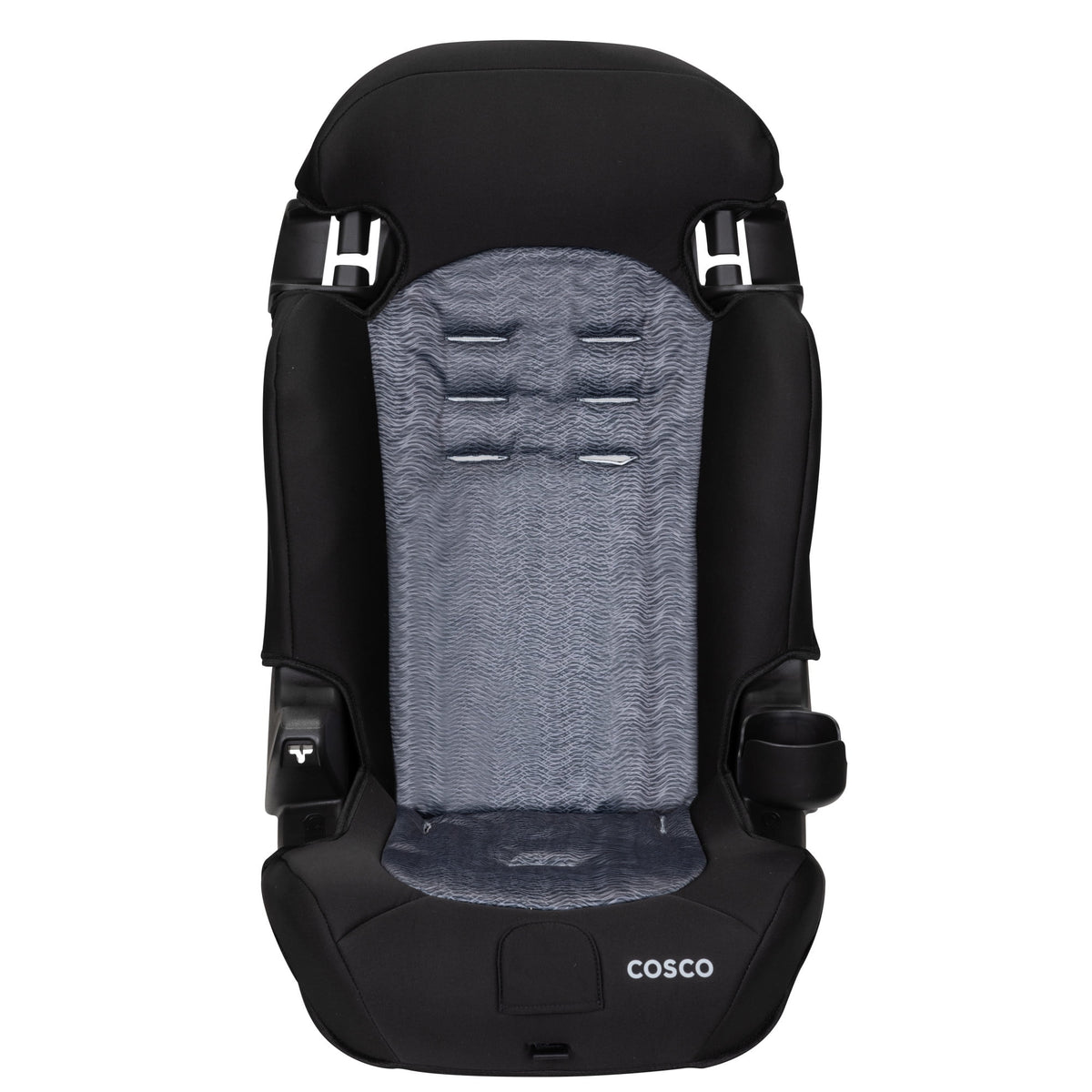 Cosco Kids Finale 2-in-1 Toddler Booster Car Seat, Fiberwave II, Black/Grey, Harness Booster Car Seat