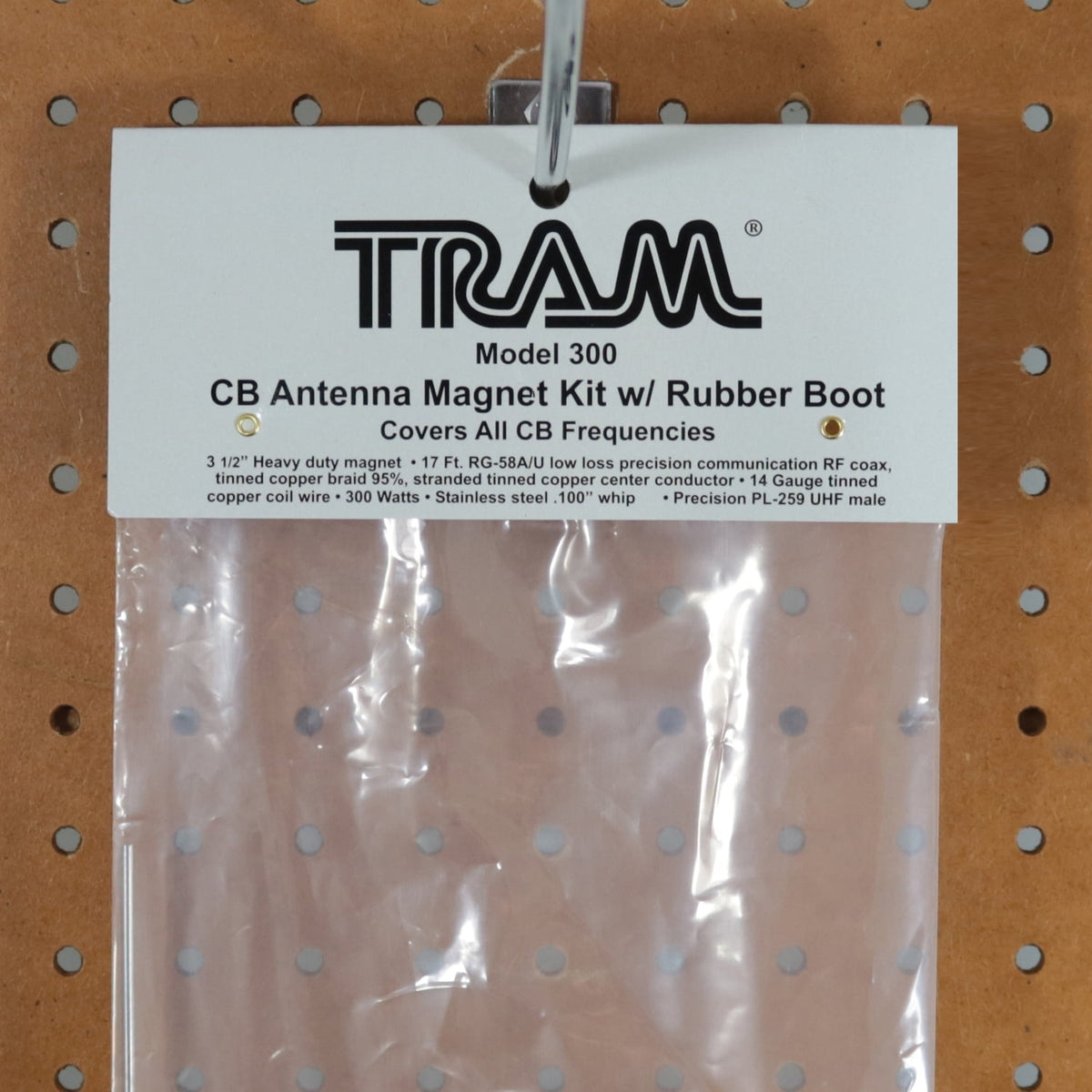 Tram 300-Watt 26 MHz to 30 MHz 1-Piece Magnet-and-Coil-Housing Trucker CB Antenna Kit
