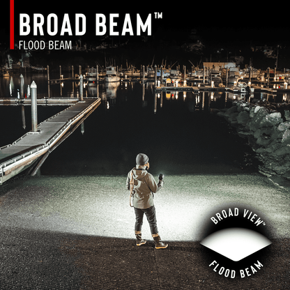 Coast LS20R 2500 Lumen Rechargeable LED Spotlight, 1/4 Mile Beam Distance, SOS Mode, IP67 Waterproof