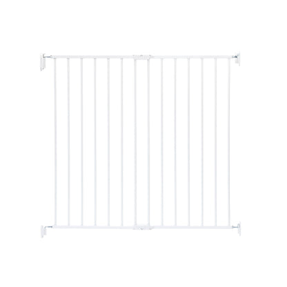 Regalo 2-in-1 Extra Tall Easy Swing Stairway and Hallway Walk Through Baby Gate, White, 38 Inch