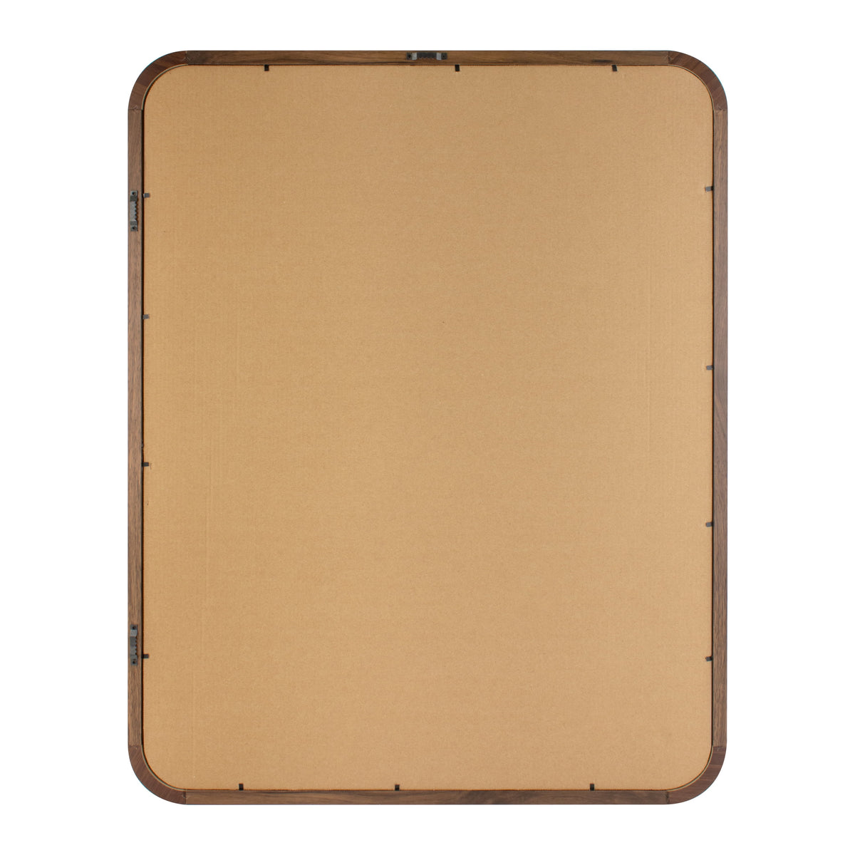 Mainstays Rounded Corner Poster Frame, 22 x 28, Fits 18 x 24 with Mat, Walnut Woodgrain