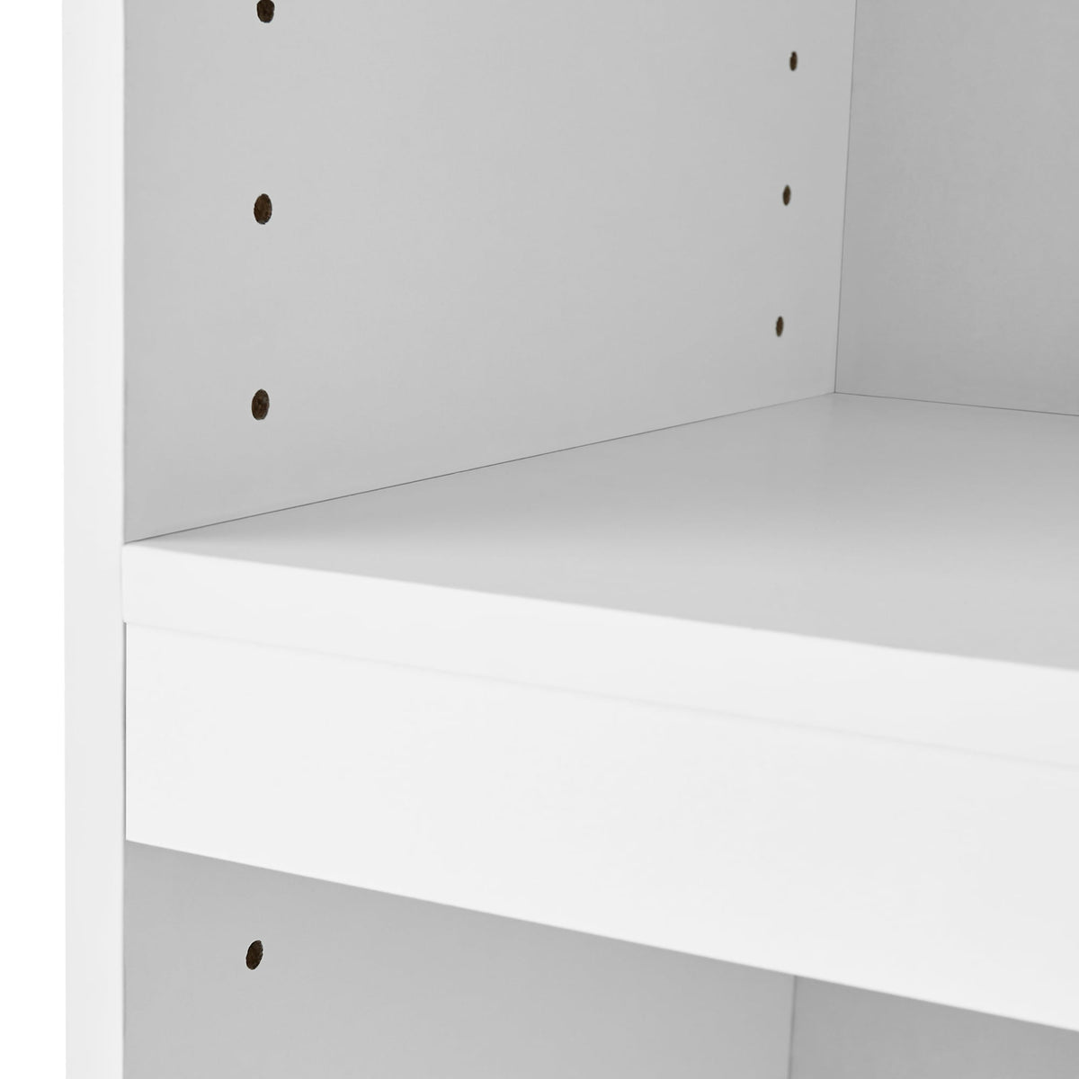 Mainstays Framed 5-Shelf Bookcase with Adjustable Shelves, White