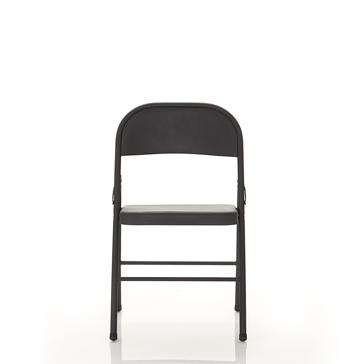 Mainstays Steel Folding Chair, Black, Set of 4