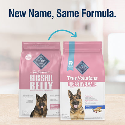 Blue Buffalo True Solutions Digestive Care Natural Dry Dog Food for Adult Dogs, Chicken, 11-lb. Bag