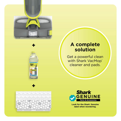 Shark VACMOP Cordless Hard Floor Vacuum Mop, for Tile, Vinyl, Laminate, Wood, with (4) Disposable VACMOP Pads, 12-oz Shark Multi-Surface Cleaner, VM200