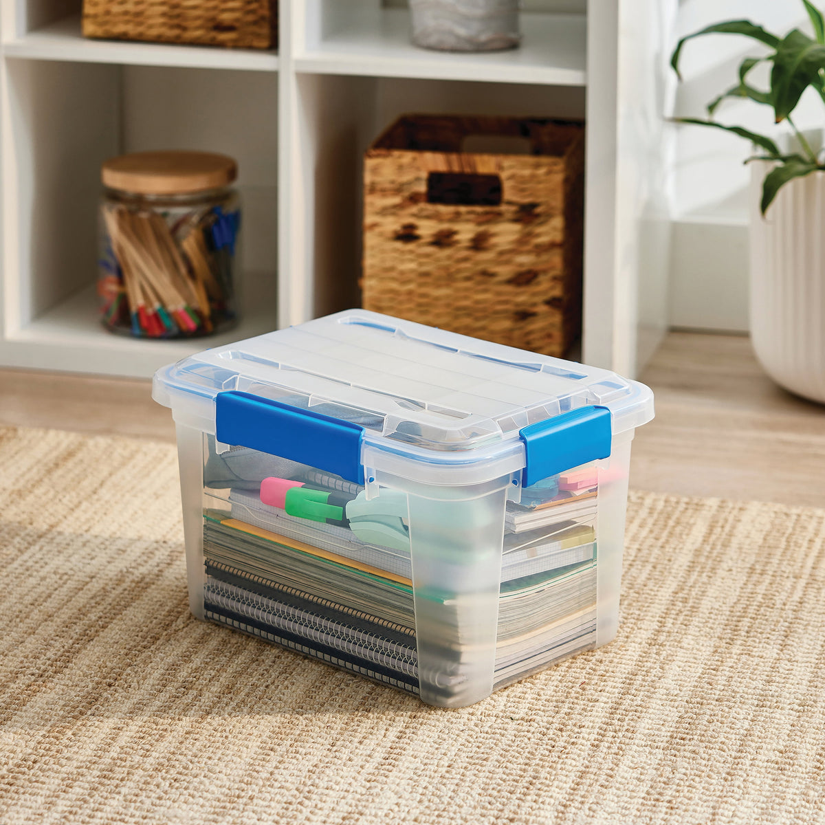 6 Pack - Ezy Storage Waterproof 4.7Gal/19Qt/18L Storage Box IP67