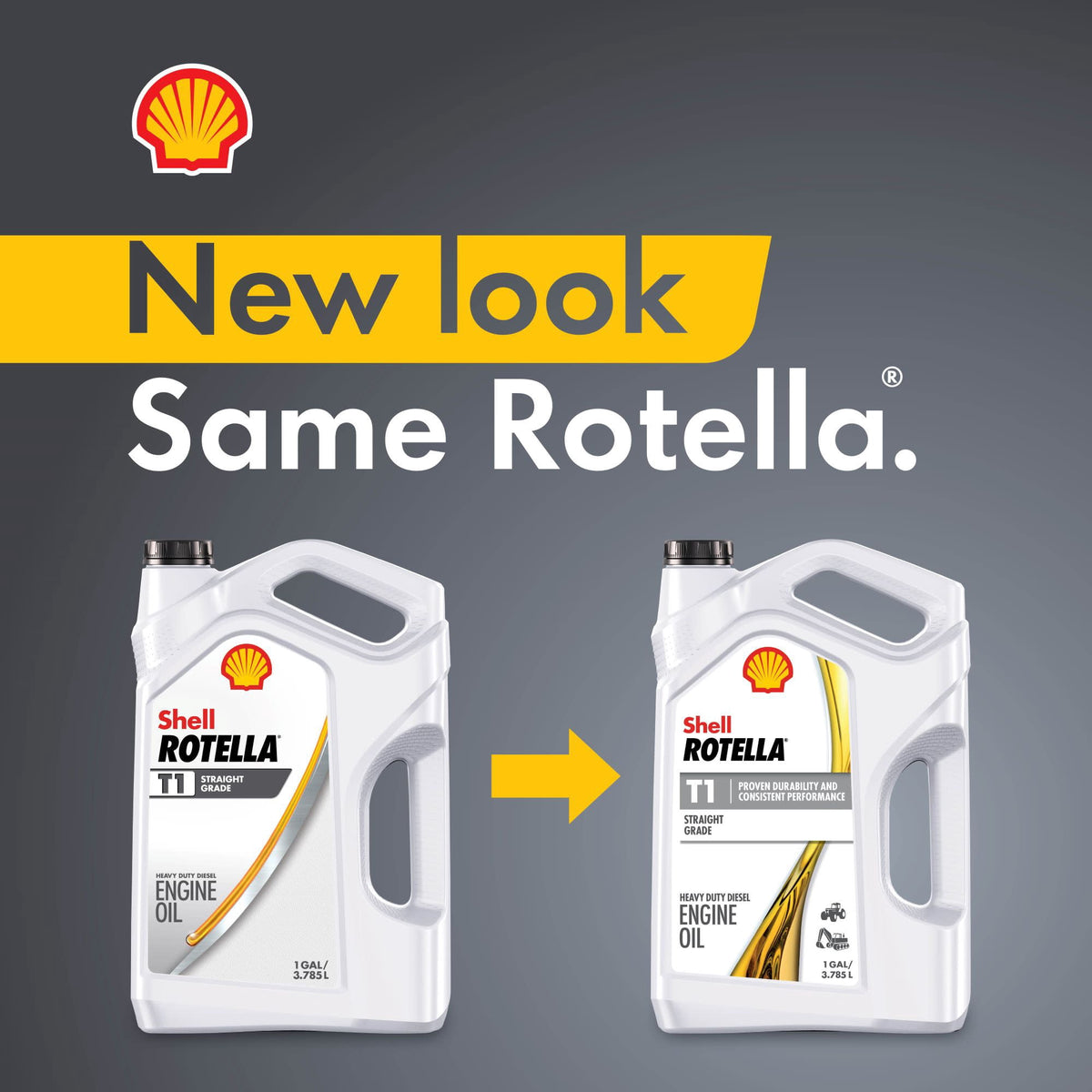 (2 pack) Shell Rotella T1 30 Diesel Engine Oil, 1 Gallon