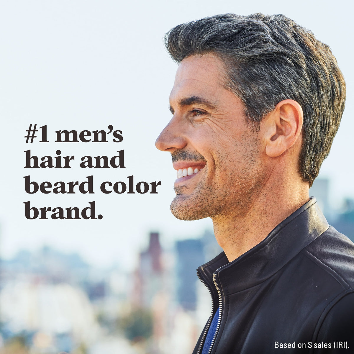 Just For Men Touch of Gray Haircolor, Gray Men's Hair Color - T-55 Black, (Pack of 3)