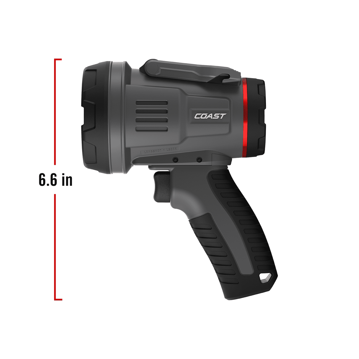 Coast LS20R 2500 Lumen Rechargeable LED Spotlight, 1/4 Mile Beam Distance, SOS Mode, IP67 Waterproof