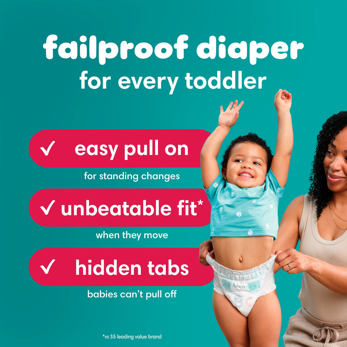 Pampers Cruisers 360 Baby Diapers Size 6, 76 Count (Select for More Options)