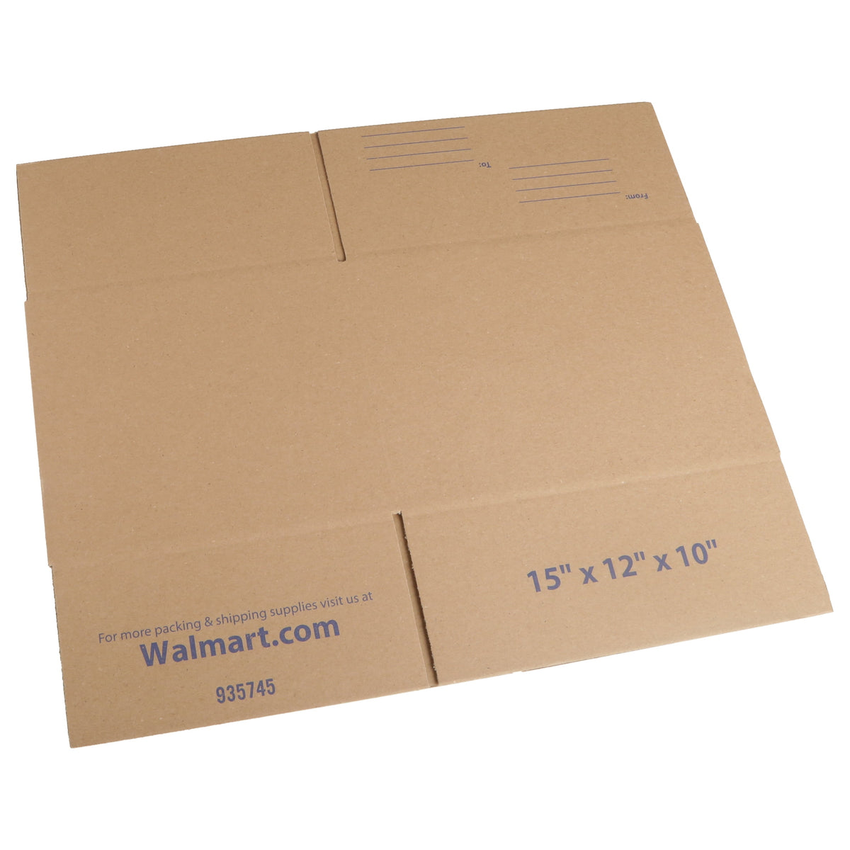 Pen+Gear Recycled Shipping Boxes, 15 in. L x 12 in. W x 10 in. H, 30-Count