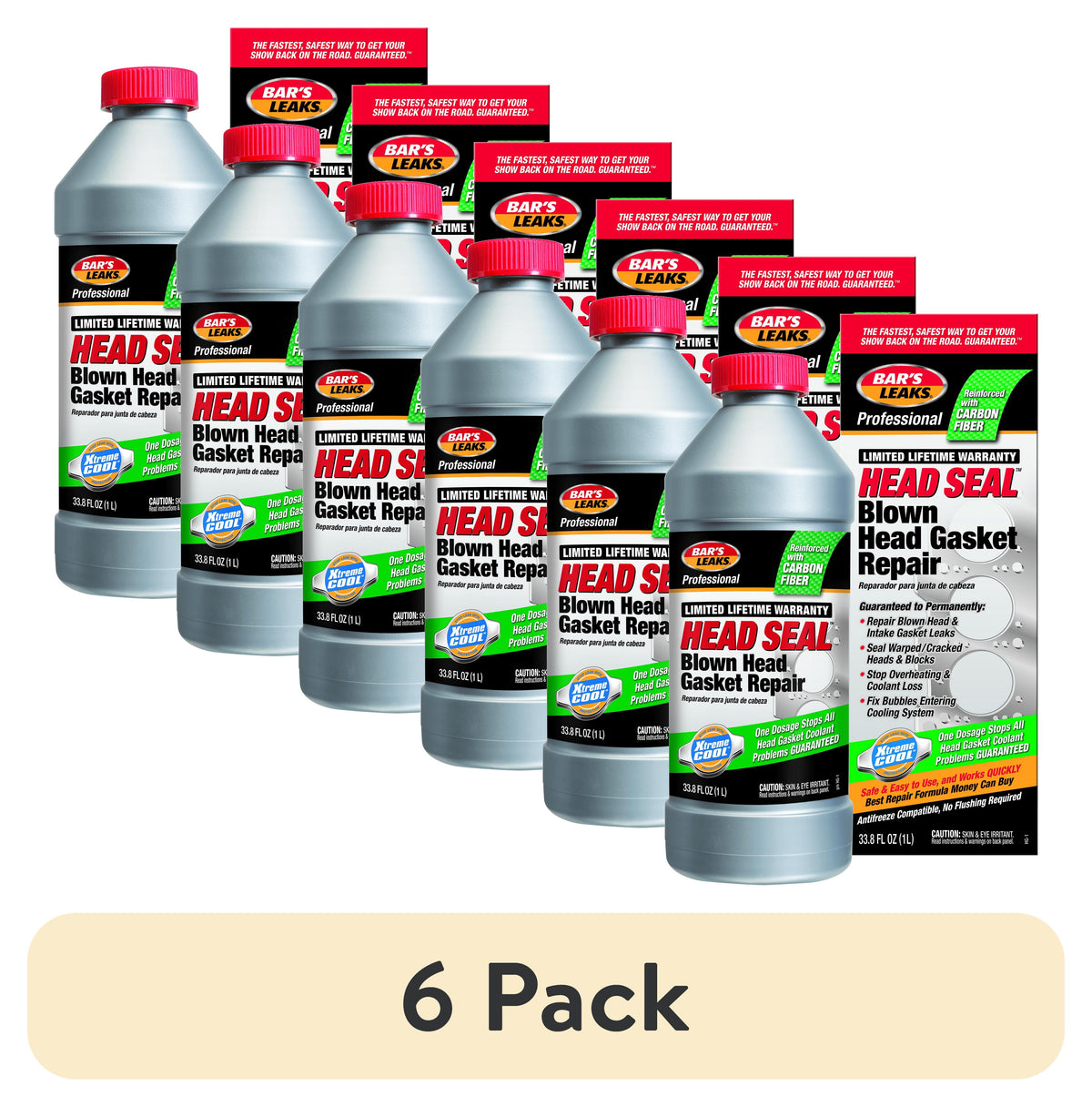 Bar's Leaks Head Seal Blown Head Gasket Repair, Automotive Additive, 33.8 oz