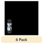 (6 pack) Black, Rust-Oleum American Accents 2X Ultra Cover Flat Spray Paint-327866, 12 oz