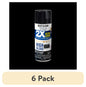 (6 pack) Black, Rust-Oleum American Accents 2X Ultra Cover High Gloss Spray Paint-328374, 12 oz