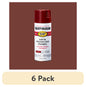 (6 pack) Orange, Rust-Oleum Stops Rust Protective Enamel Gloss Spray Paint-214084, 12 oz