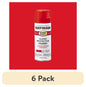 (6 pack) Orange, Rust-Oleum Stops Rust Protective Enamel Gloss Spray Paint-214084, 12 oz