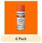 (6 pack) Orange, Rust-Oleum Stops Rust Protective Enamel Gloss Spray Paint-214084, 12 oz