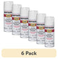 (6 pack) Orange, Rust-Oleum Stops Rust Protective Enamel Gloss Spray Paint-214084, 12 oz