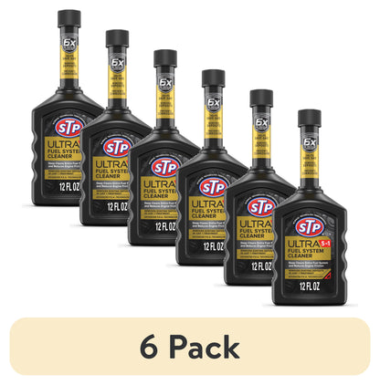 (3 pack) STP Ultra 5-in-1 Fuel System Cleaner Gas Additive, 12 fl oz