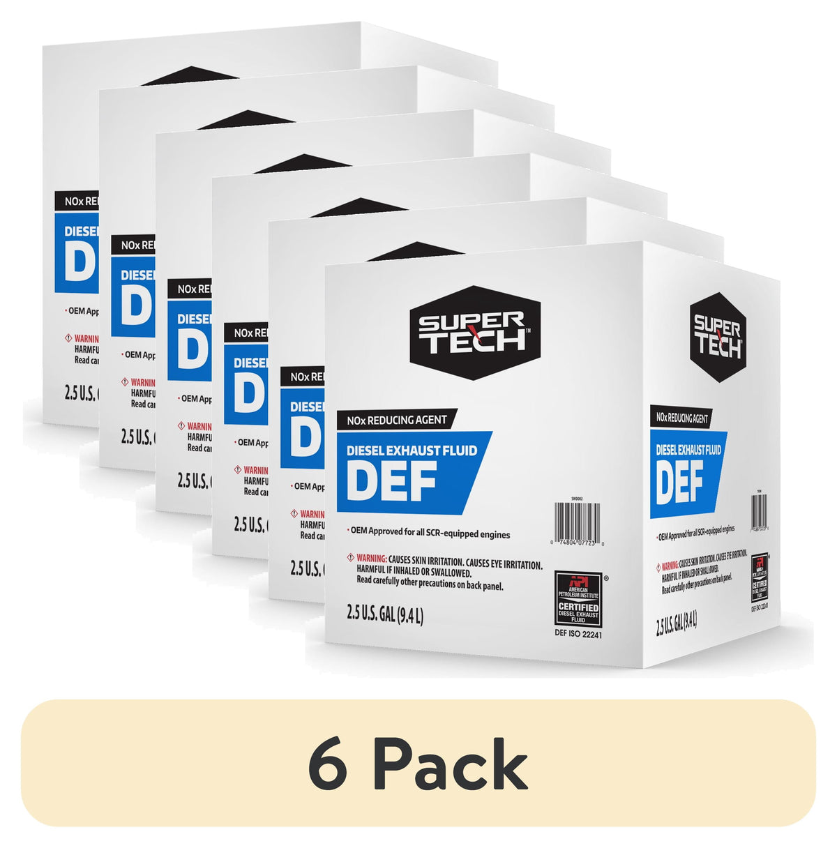 (4 pack) Super Tech Diesel Exhaust Fluid DEF, 2.5 gal