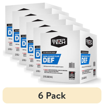 (4 pack) Super Tech Diesel Exhaust Fluid DEF, 2.5 gal