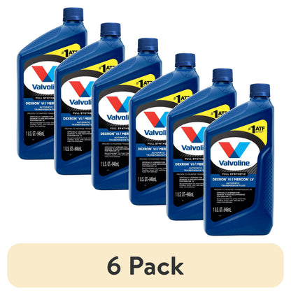 (5 pack) Valvoline Dexron VI/Mercon LV Full Synthetic Automatic Transmission Fluid (ATF) 1 QT