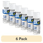 (6 pack) White, Rust-Oleum American Accents Ultra Cover 2X High Gloss Spray Paint-328373, 12 oz