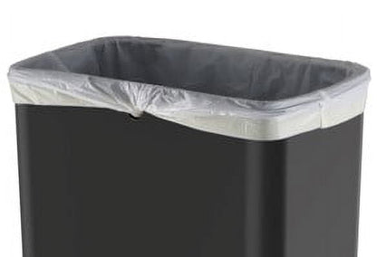 Mainstays Kitchen Motion Sensor Trash Can, 13.2 gal Plastic Automatic Garbage Bin, Black