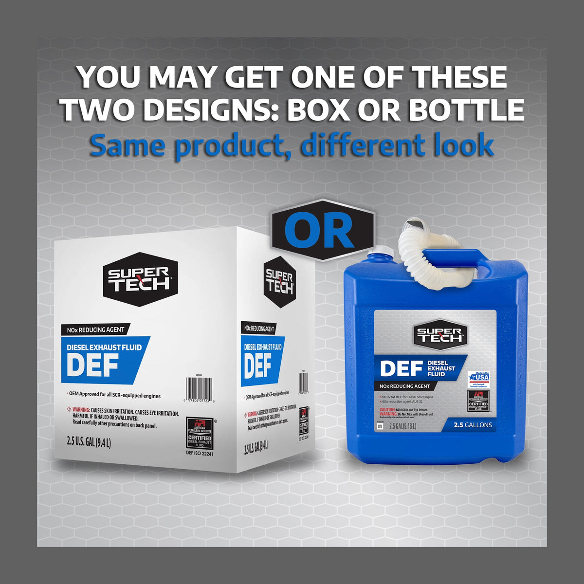 (4 pack) Super Tech Diesel Exhaust Fluid DEF, 2.5 gal
