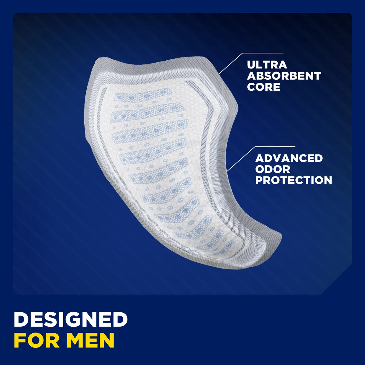 TENA Men Incontinence Guards for Men, Men's Pads, Bladder Control, Maximum Absorbency, 144 Count