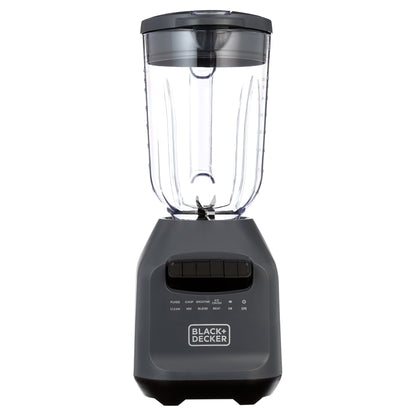 BLACK+DECKER Ice Crush Blender, 56 oz Plastic Jar, 700W, 6-Tip Blade, 8 Speeds + Pulse